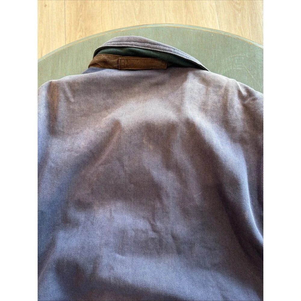 Vtg Peerless Garments Faded Leather Canvas Bomber Jacket Men’s M Colorblock 90s‎